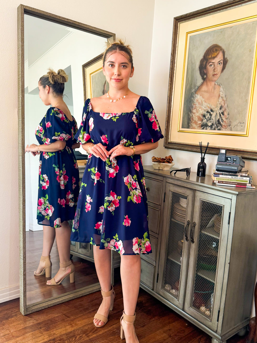 For The Summers Floral Midi Dress