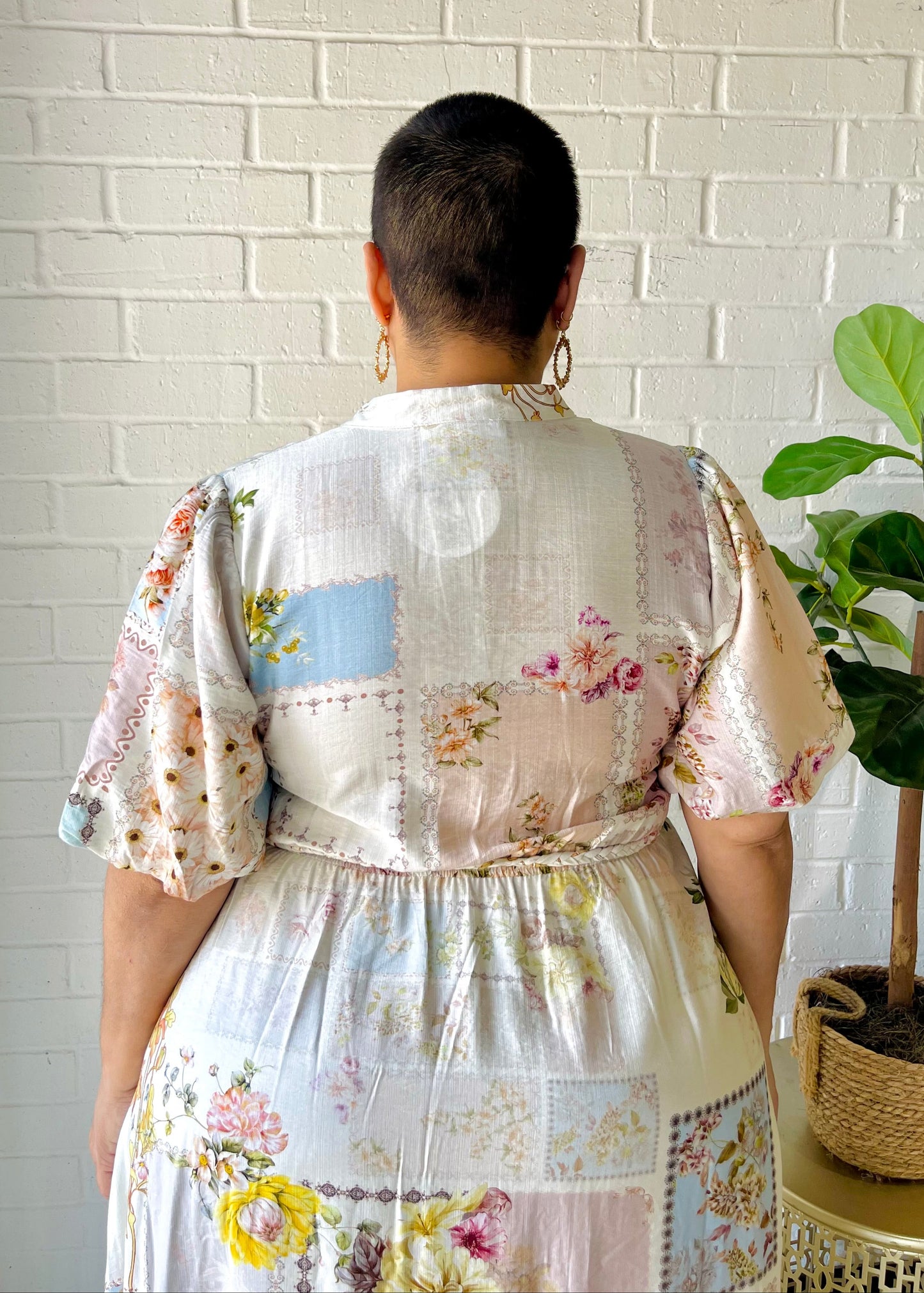 My Spring Patch Print Midi