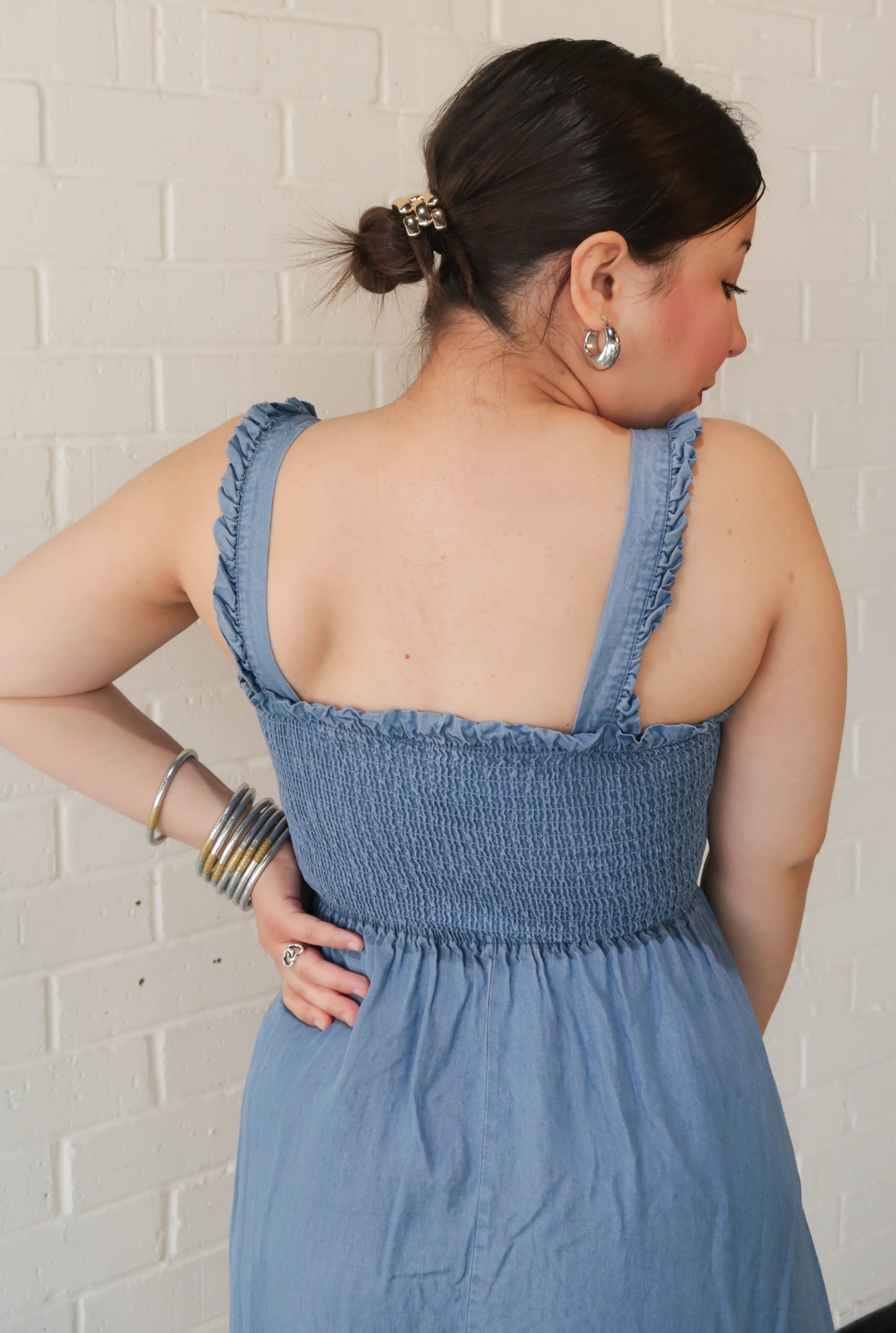Bethany Smocked Maxi Dress