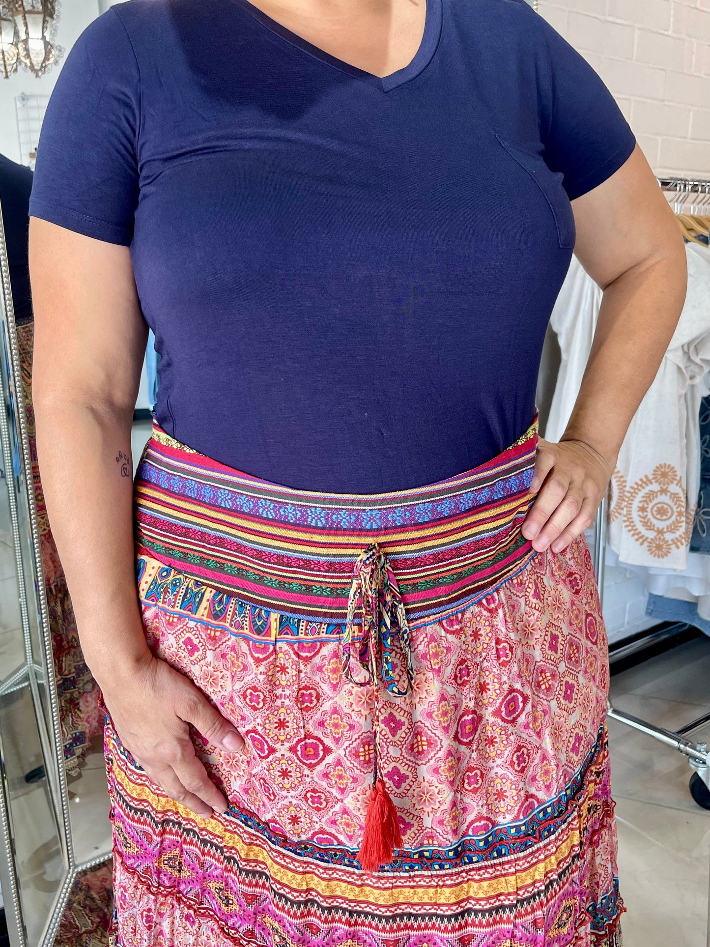 Boho Princess Maxi Skirt