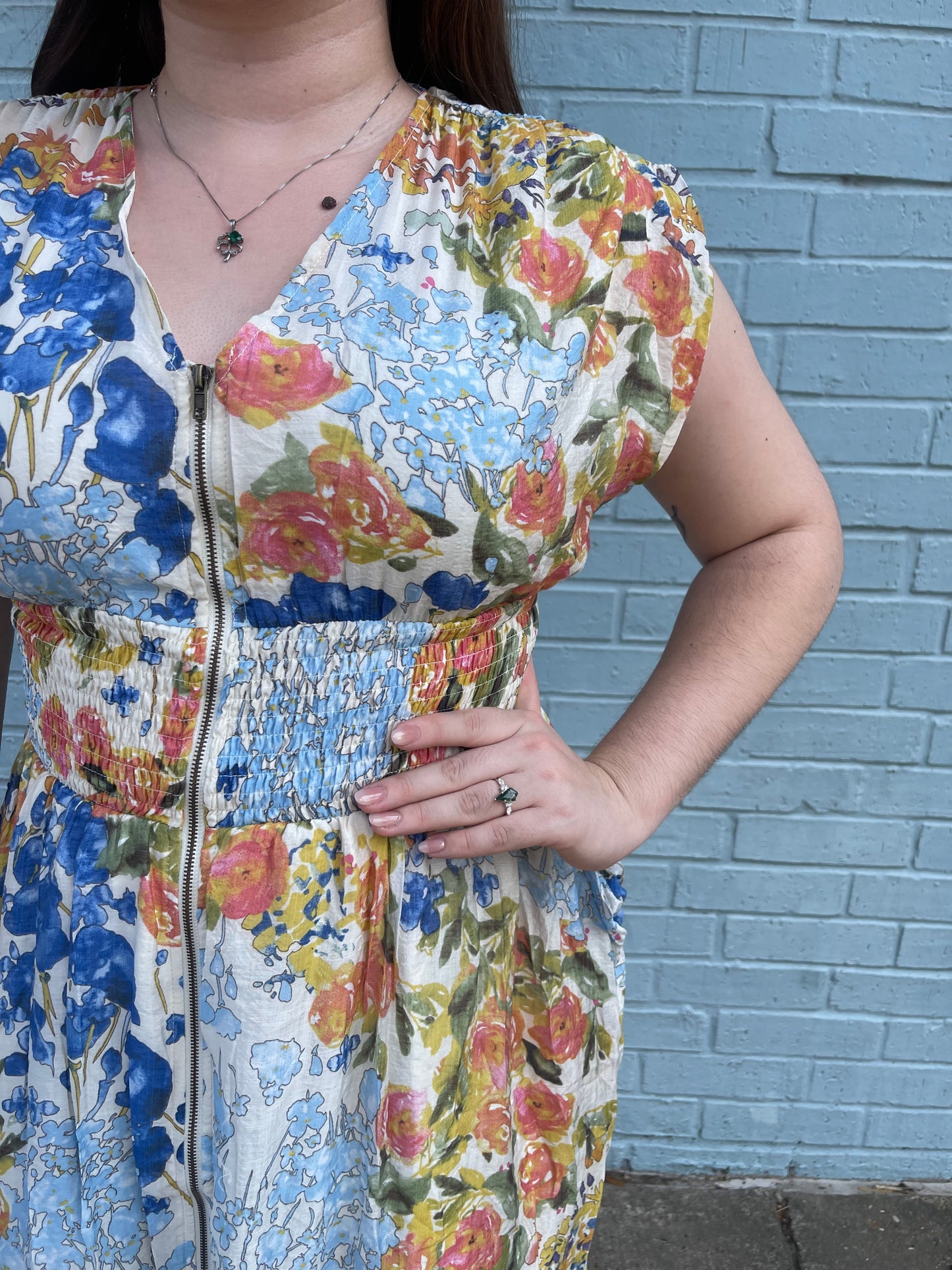 Pretty Blooms Midi Dress