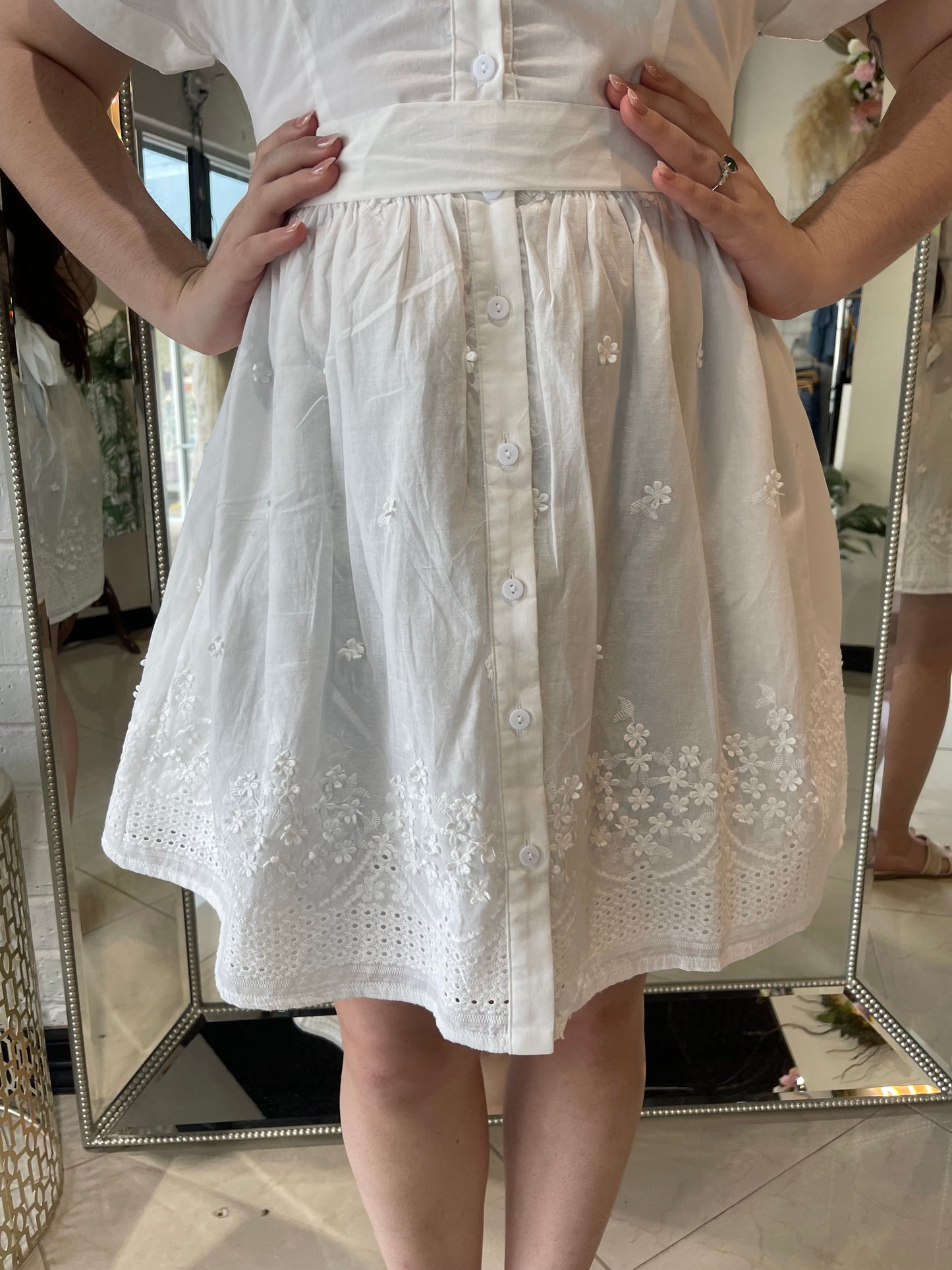 The Evelyn Button Down Dress