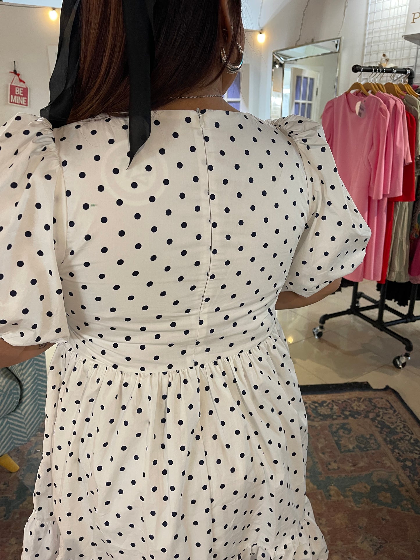 My Shayla Polka Dot Mini Dress