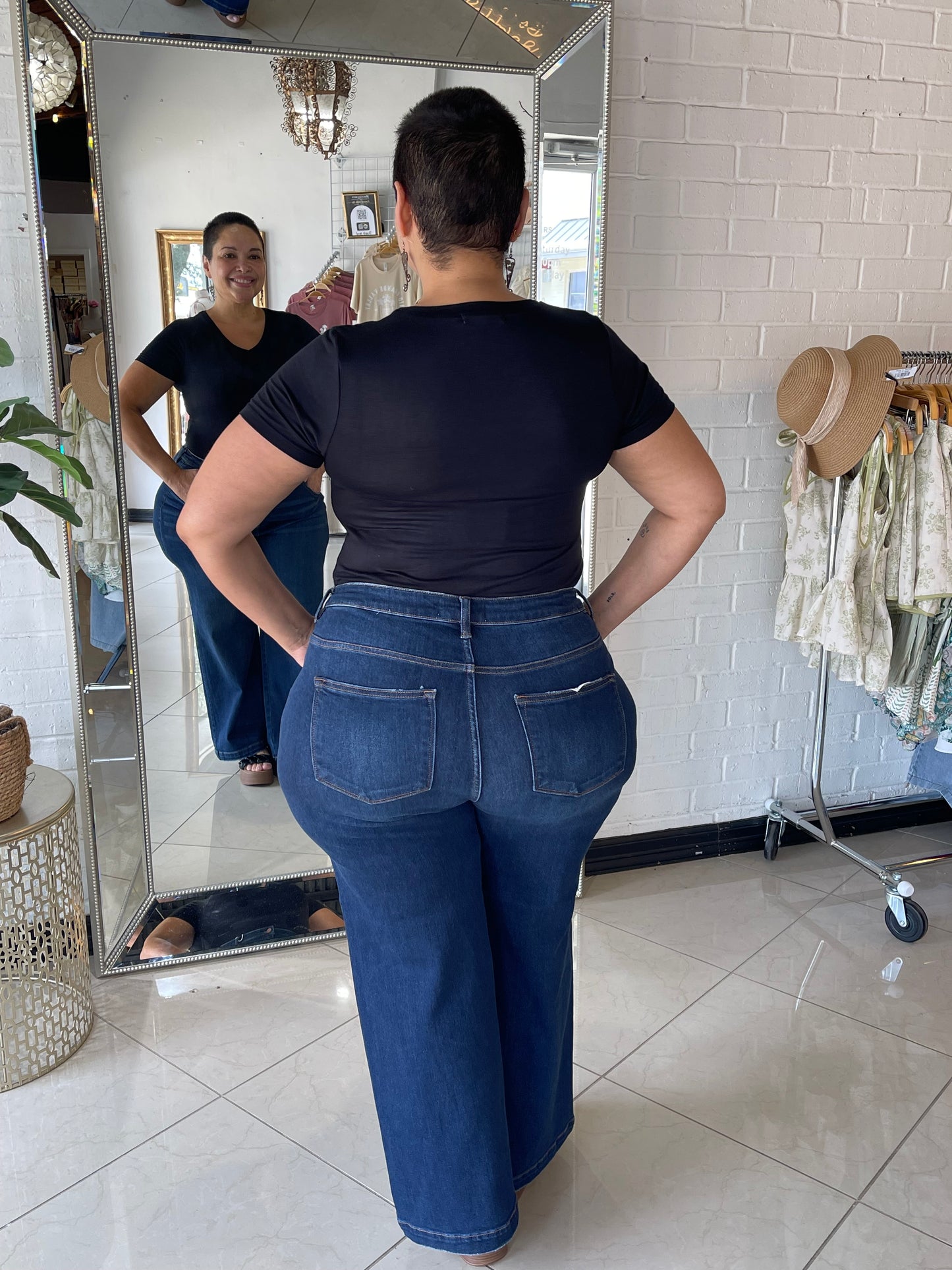 Selena Tummy Control Denim - Dark Wash