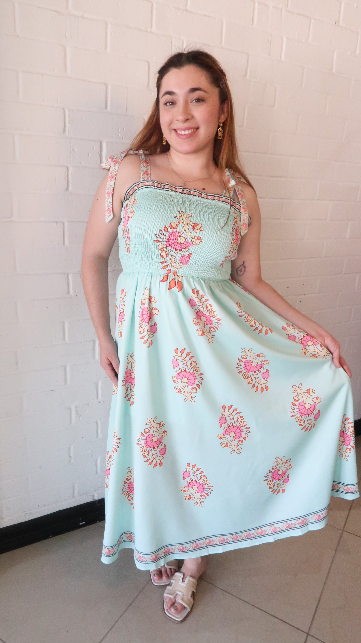 Jasmine Of My Dreams Smocked Midi