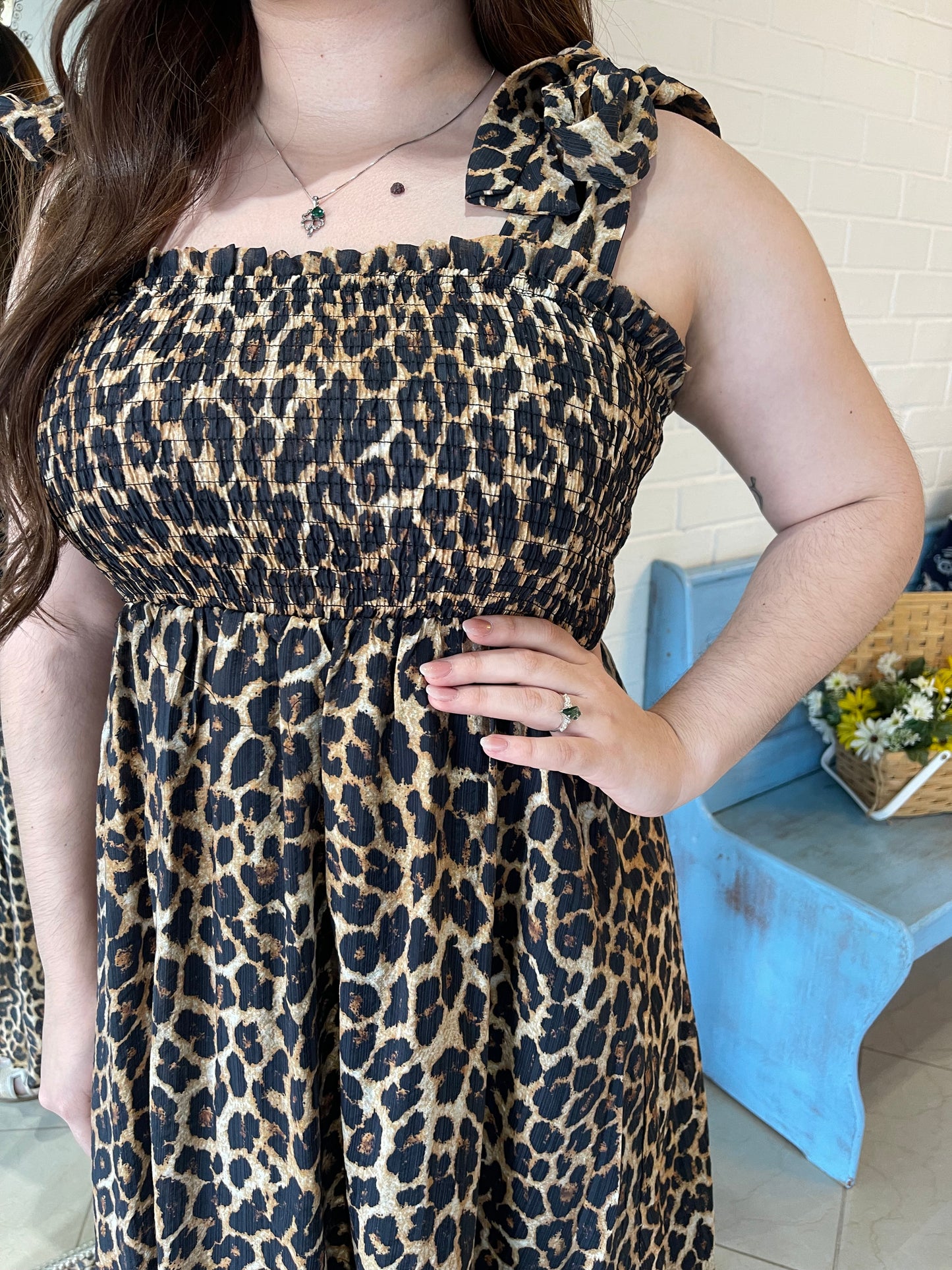 Make Me Purr Midi Dress