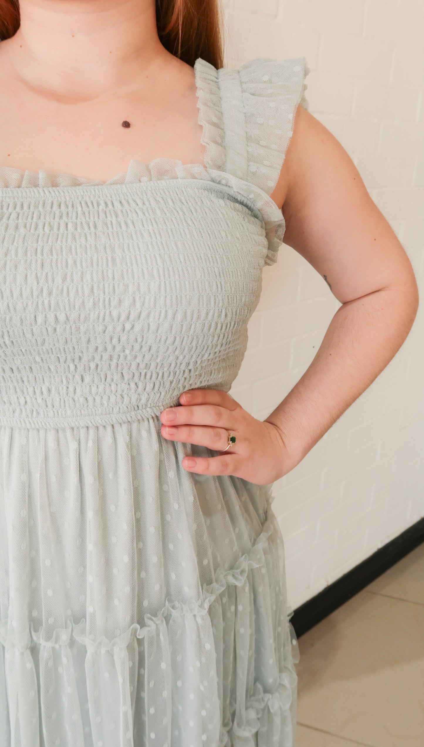 Alyssa Polka Dot Midi