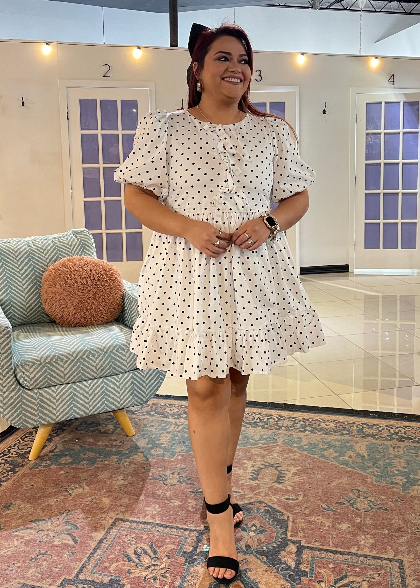 My Shayla Polka Dot Mini Dress