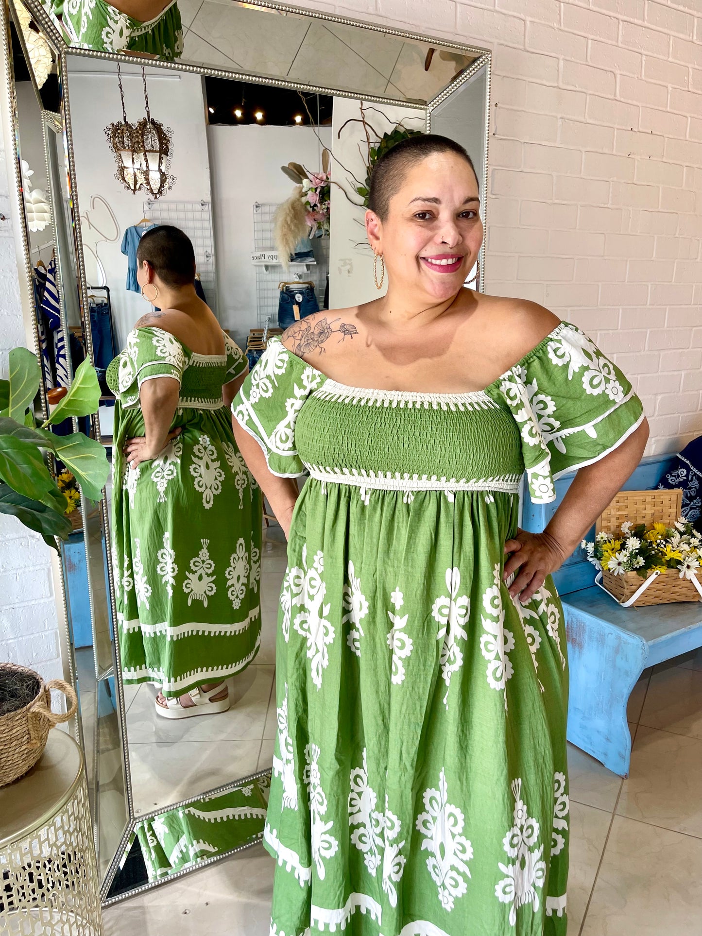Santorini Breeze Midi
