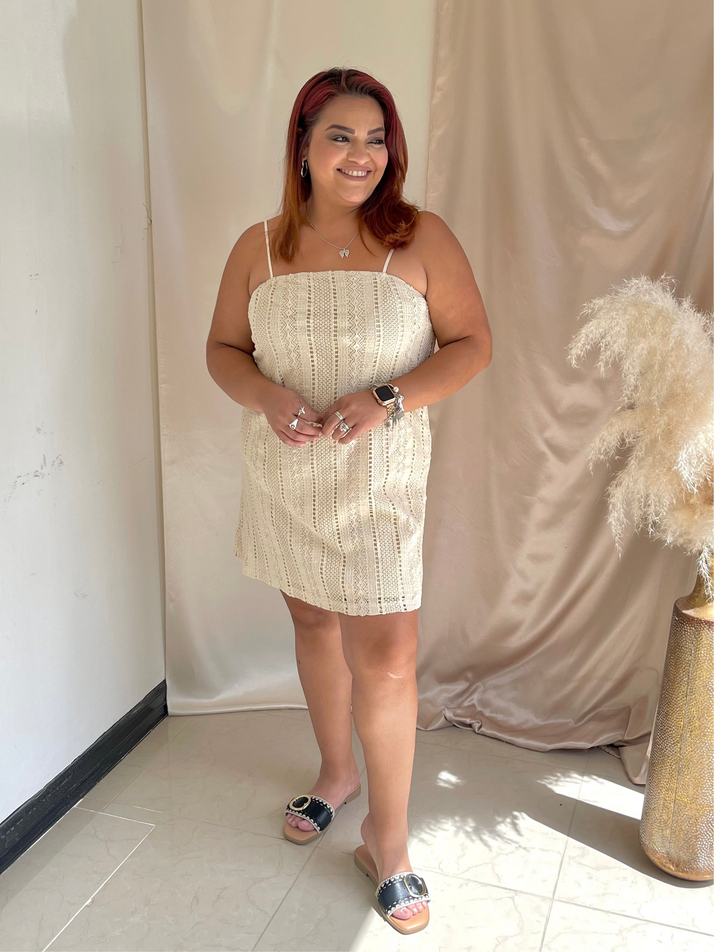 Castaway Island Babe Dress - Cream