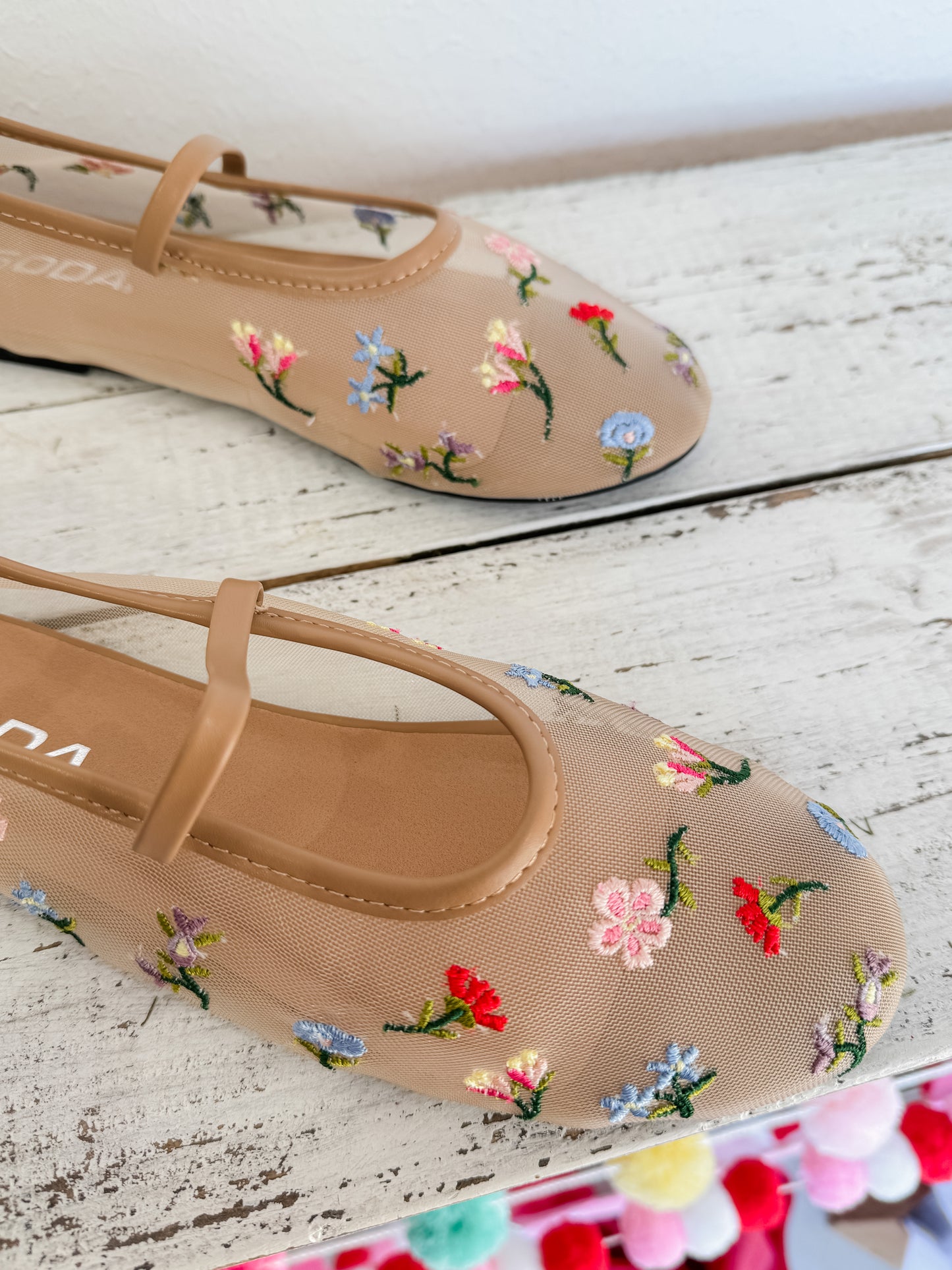 Delicate Flower Flats