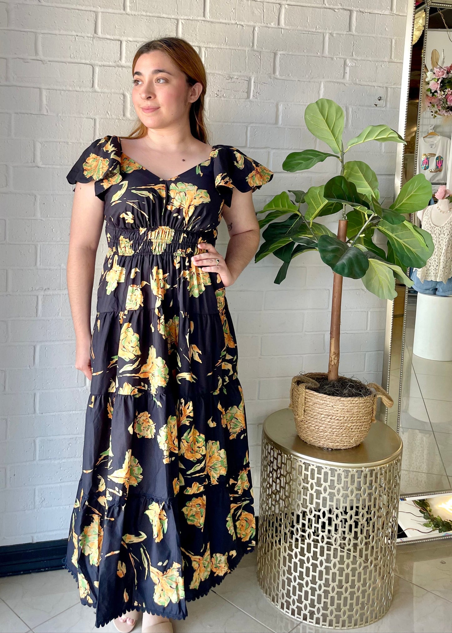 Monique Spring Maxi - Black