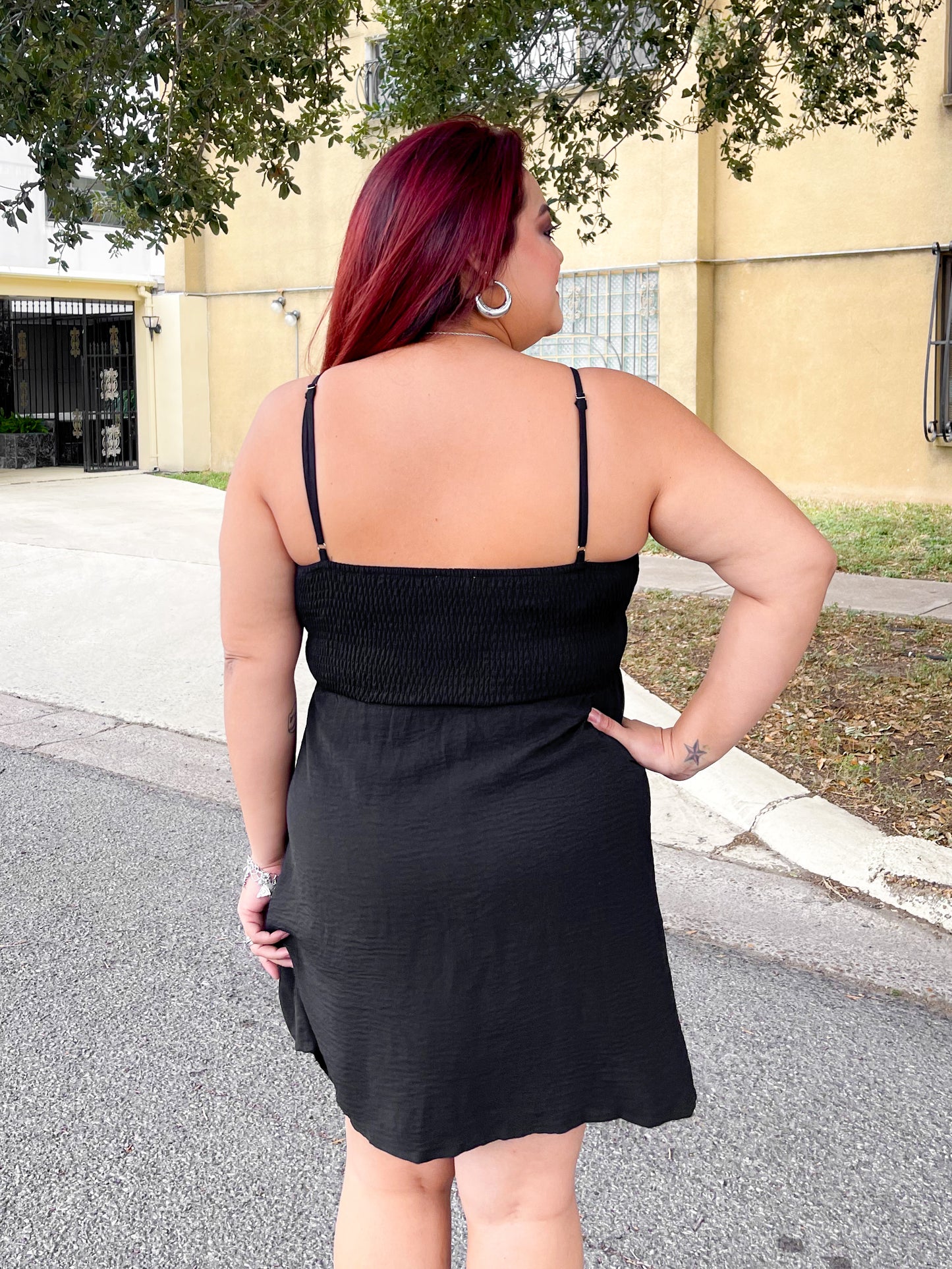 The Carrie Coquette Dress - Black