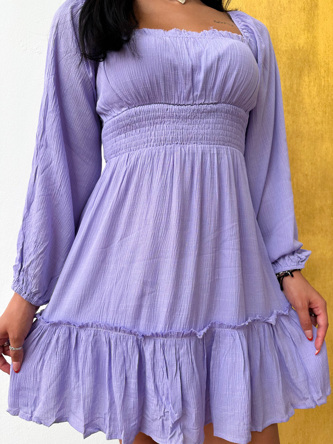 The Adriana Cinched-Waist Mini Dress