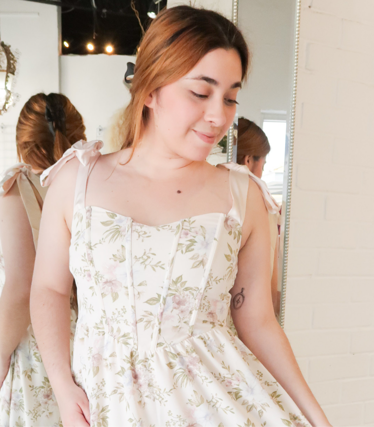 My Mia Floral Corset Midi