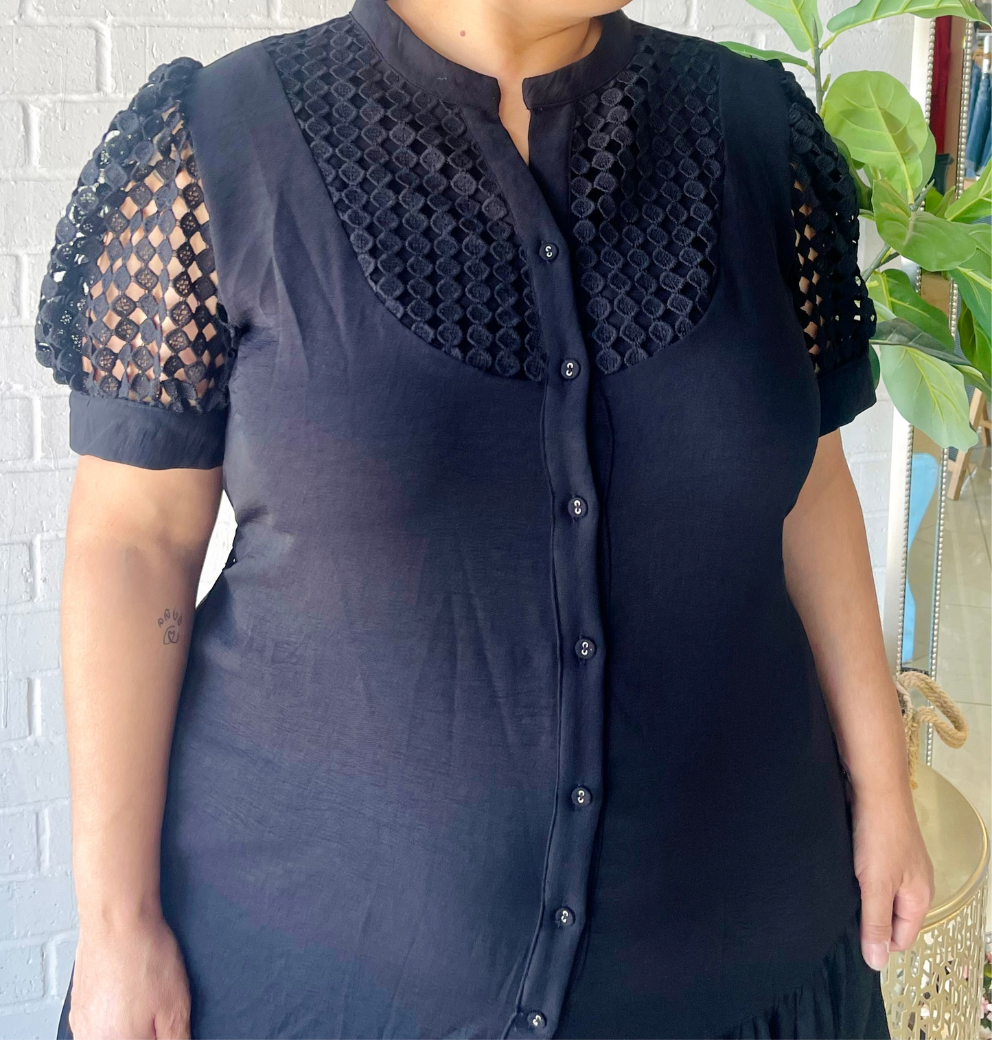 Spring Is That You Mini Dress- Black