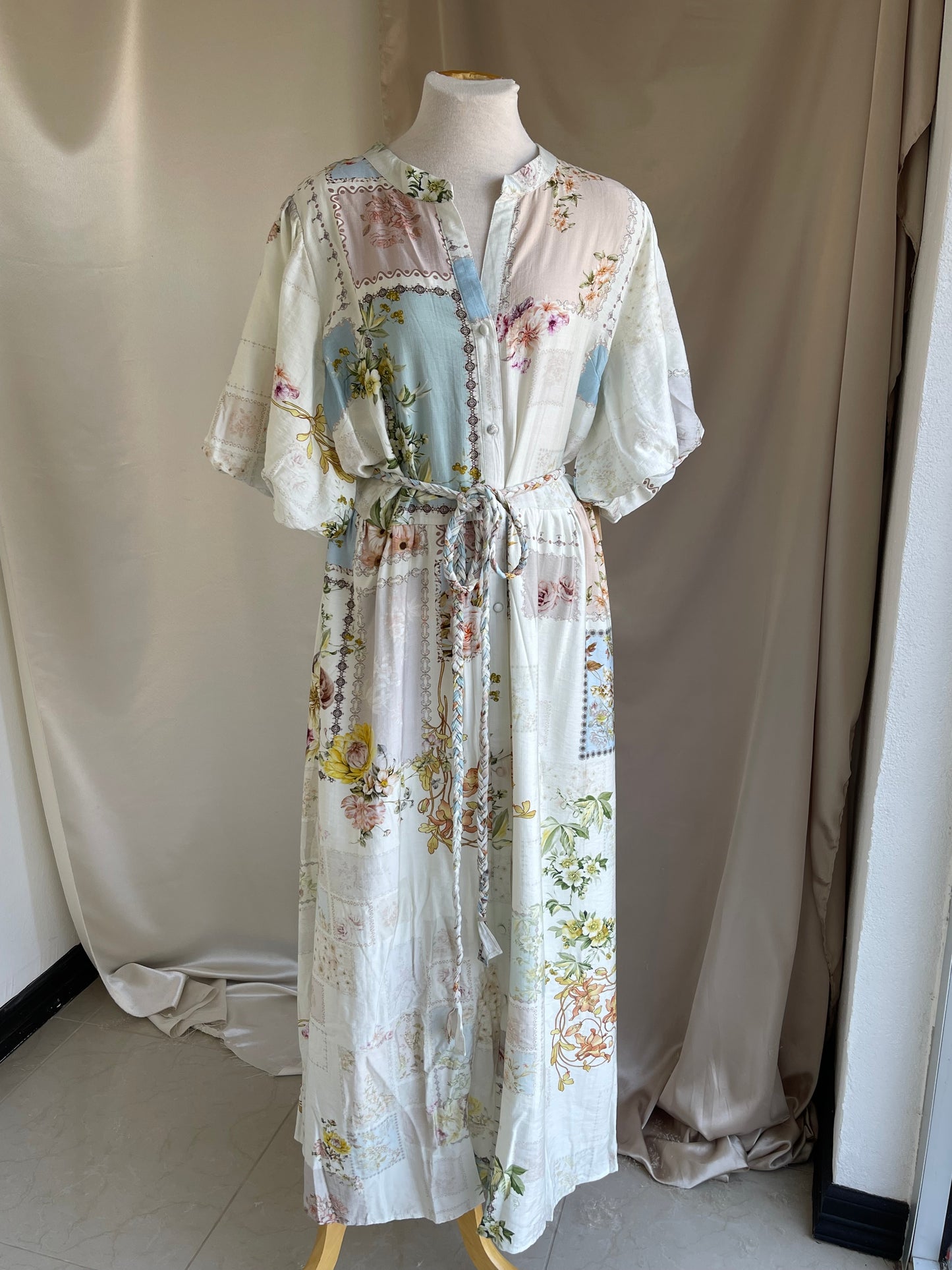 My Spring Patch Print Midi