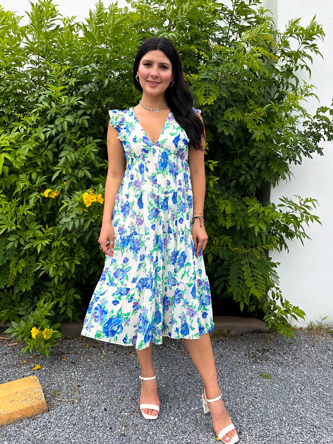 Floral Sunshine Midi Dress