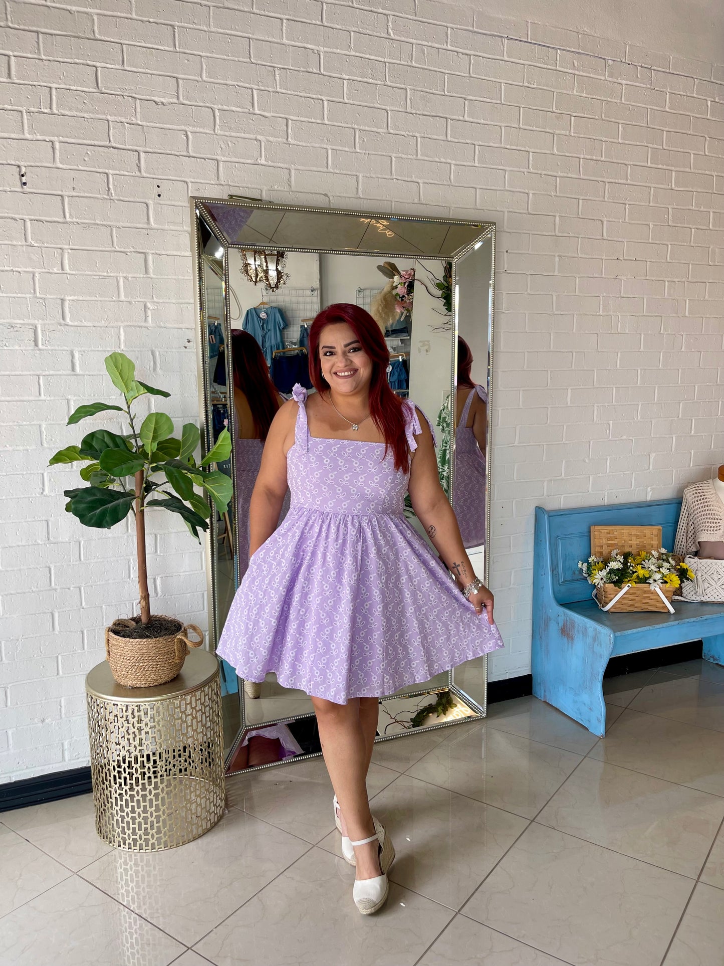 Lavender Fields Mini Dress