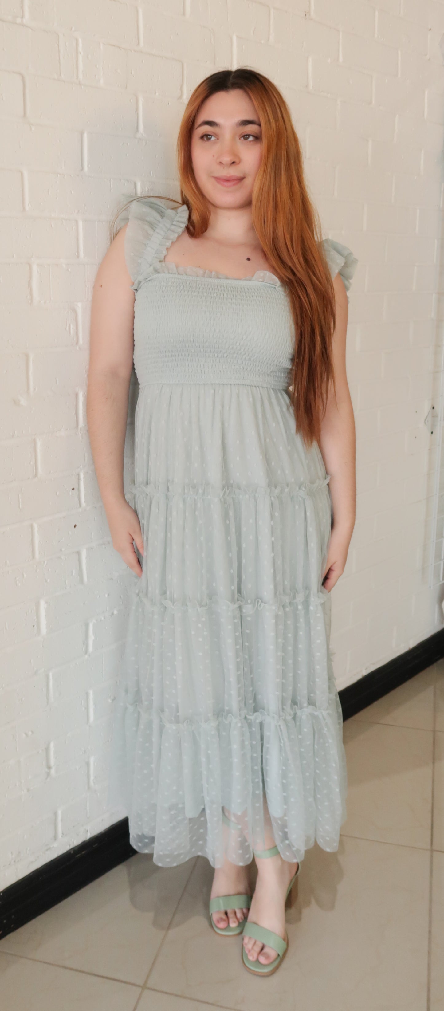 Alyssa Polka Dot Midi