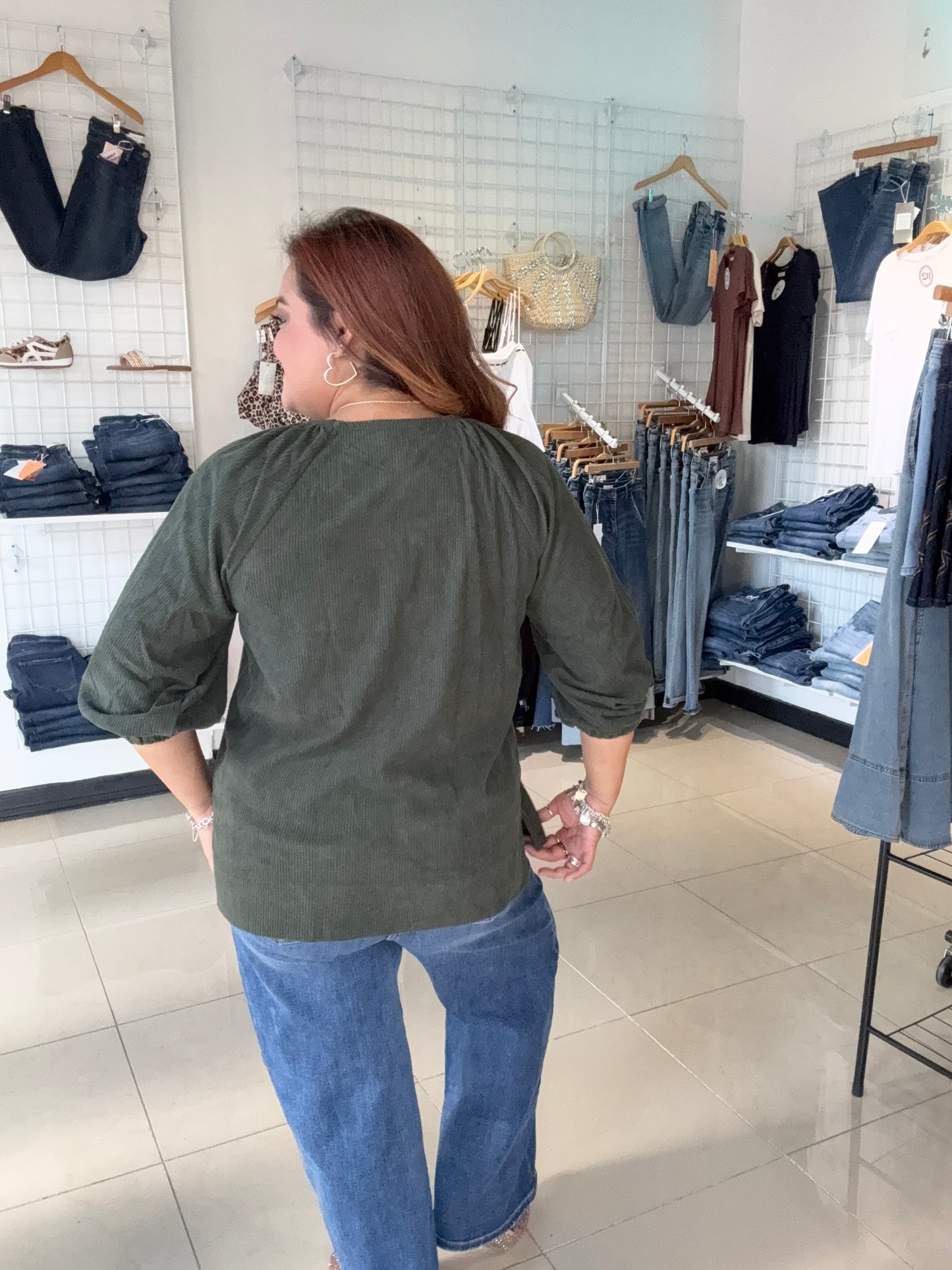 Madeline Corduroy Blouse