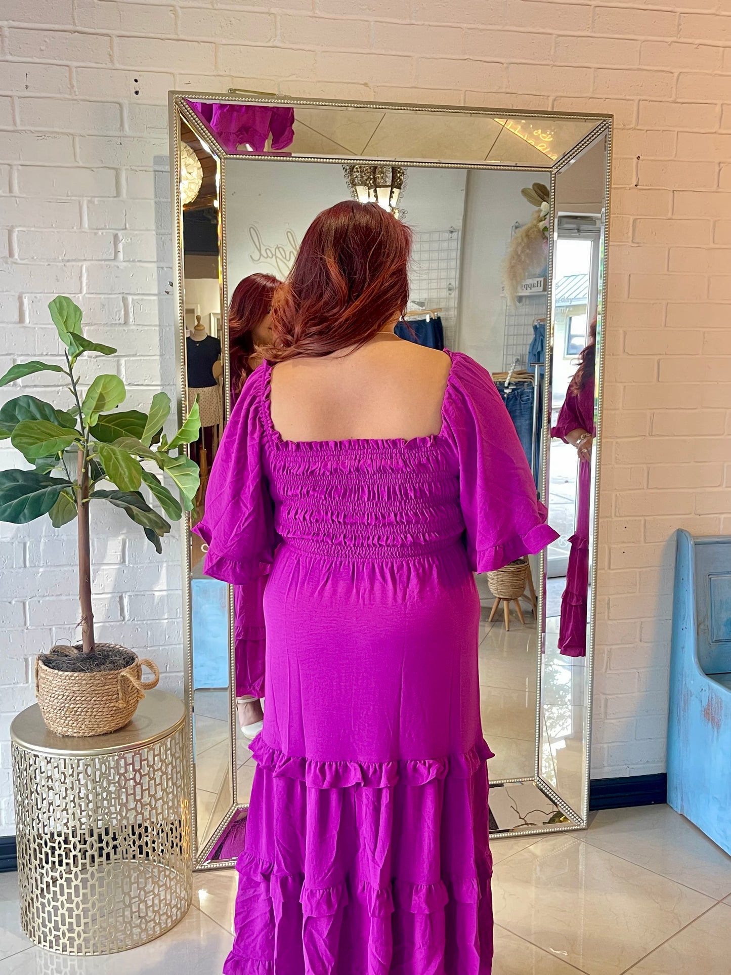 Always A Favorite Midi Dress - Violet