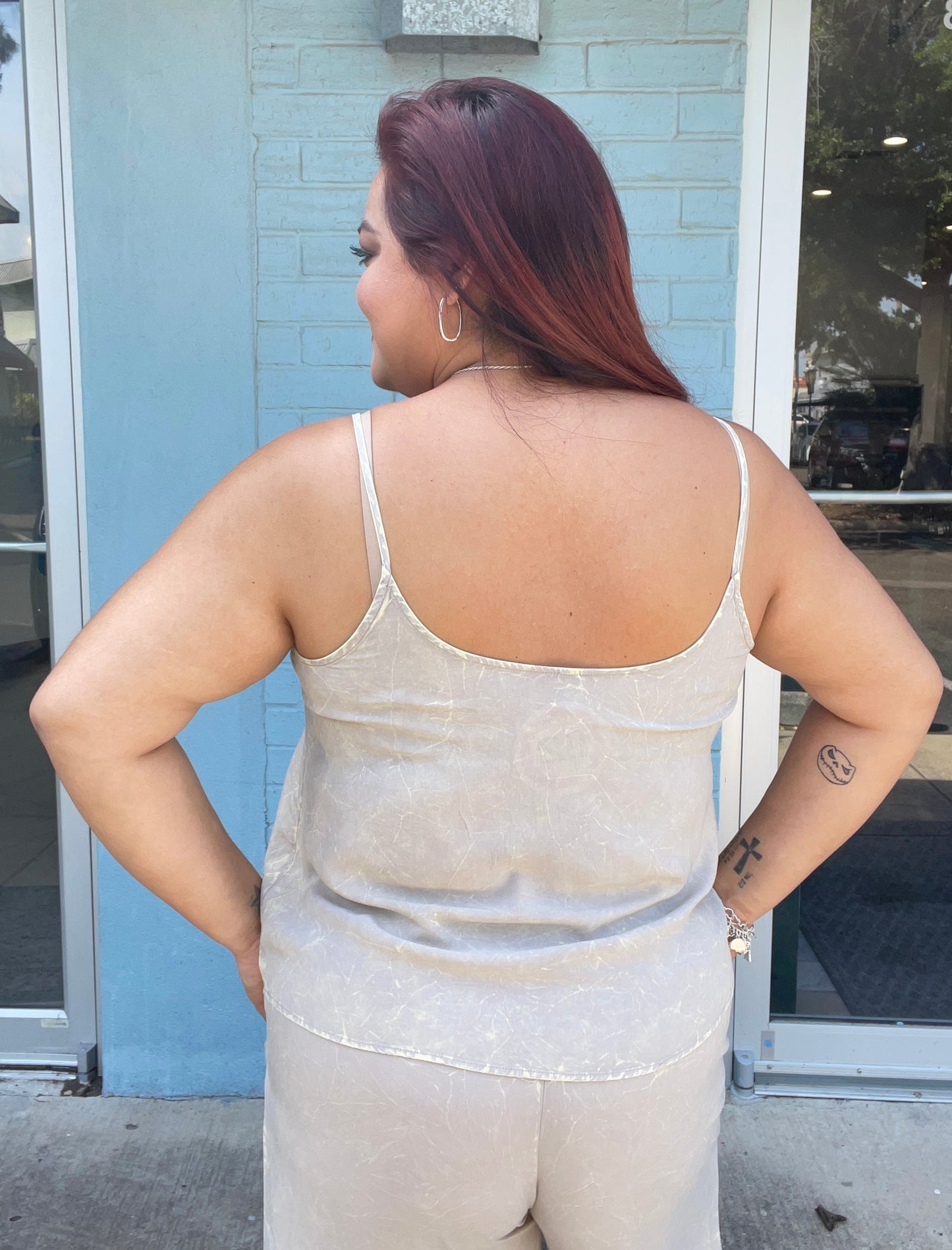 Stellie Acid Crinkle Top