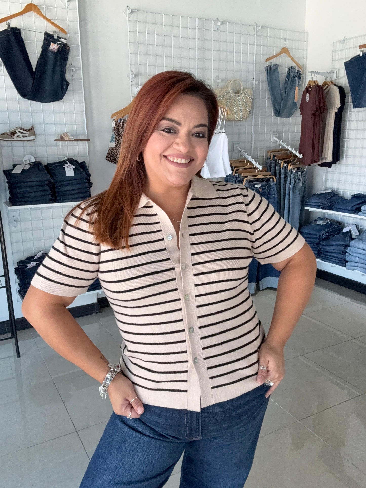 Office Ready Sweater Blouse