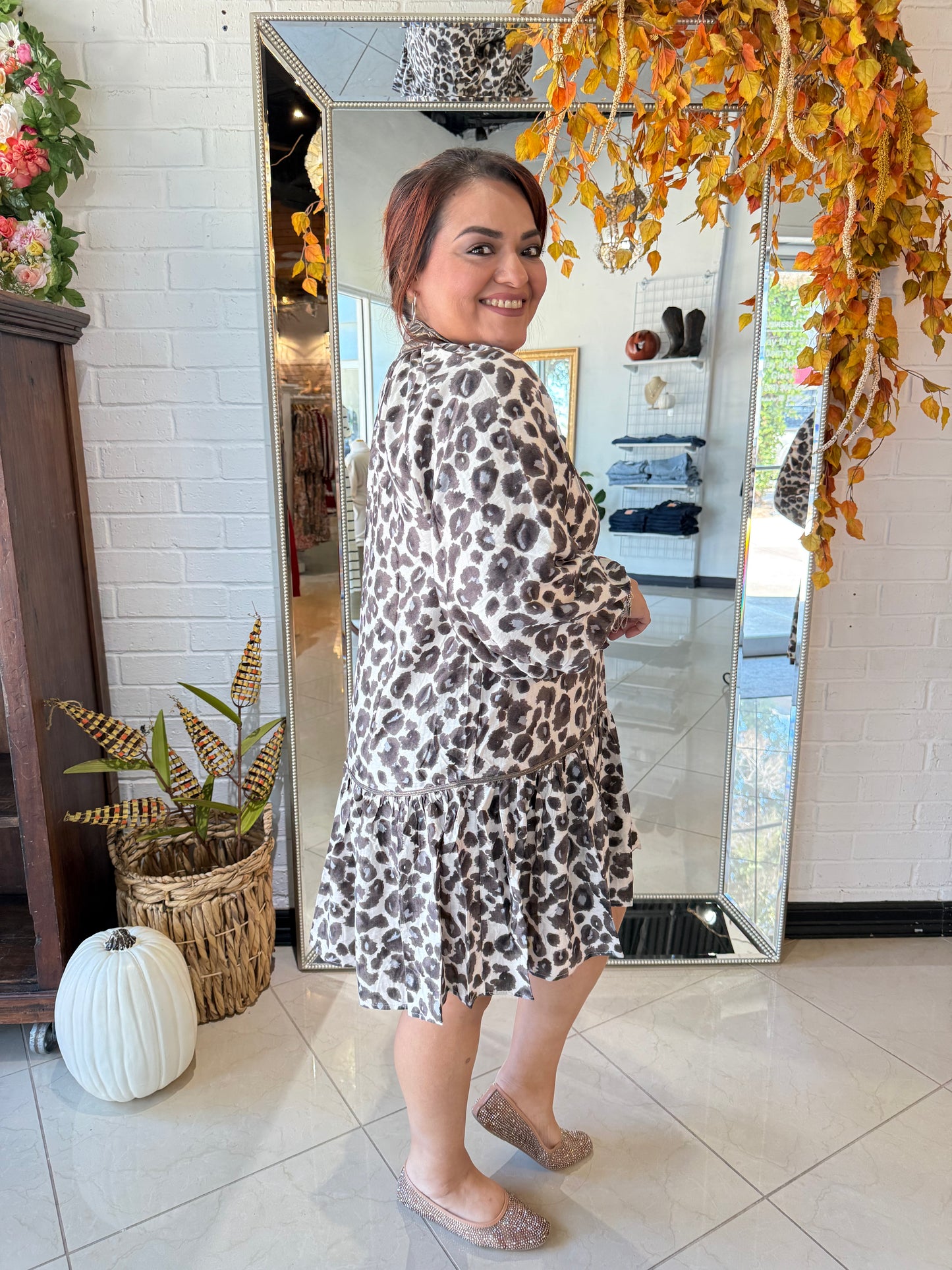 Spotted You First Mini Dress