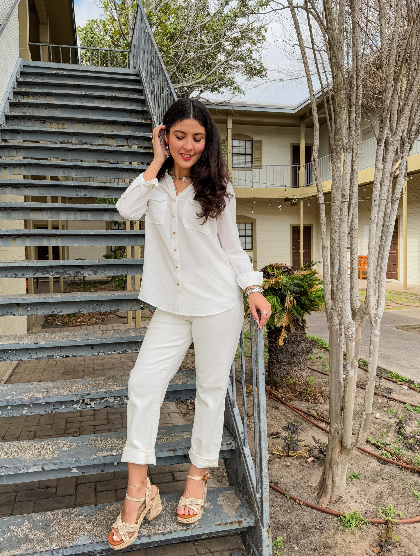 Your Basic Essentials Button-Up Blouse