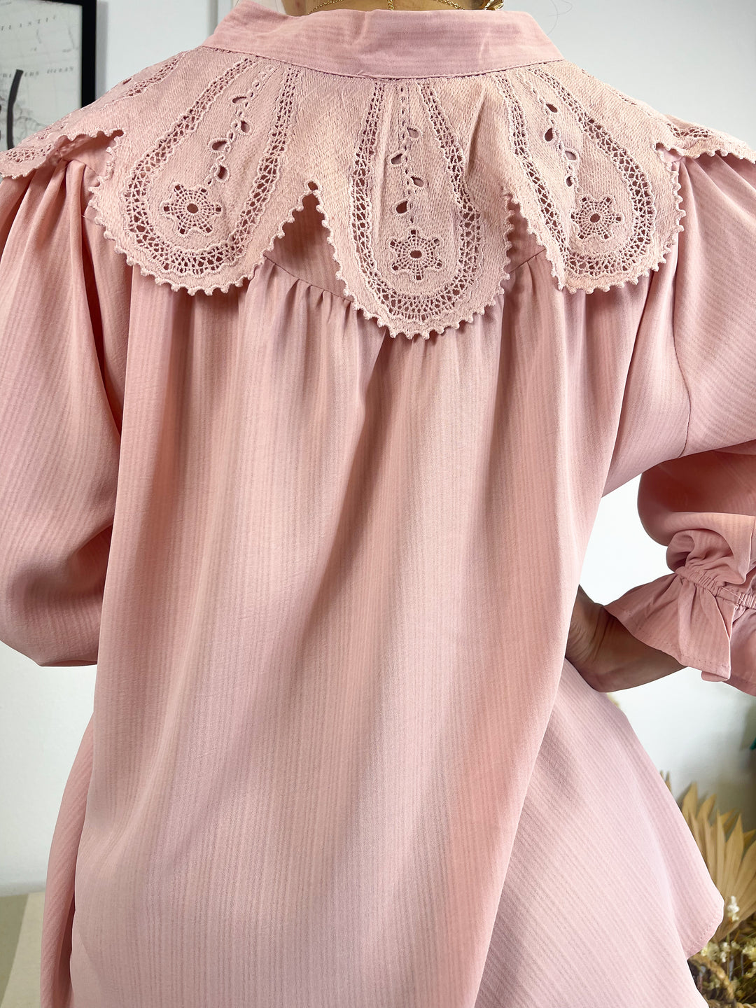 All About The Details Embroidered Blouse