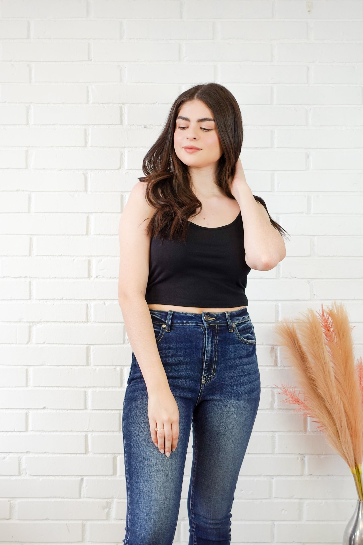 Half Basic Top- Black