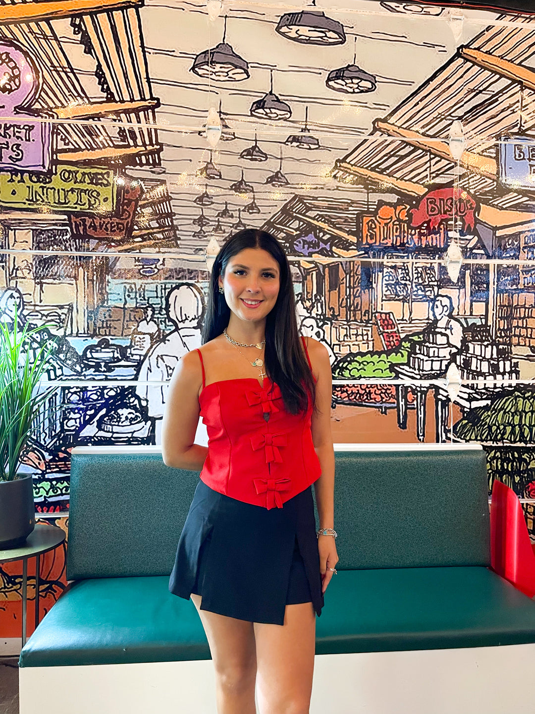 Bowtastic Top - Red