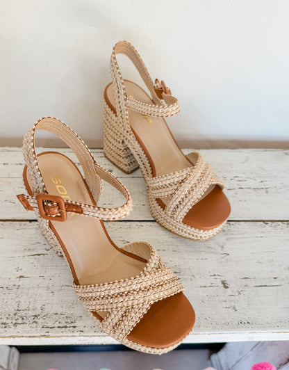 She's The One Rafia Heel
