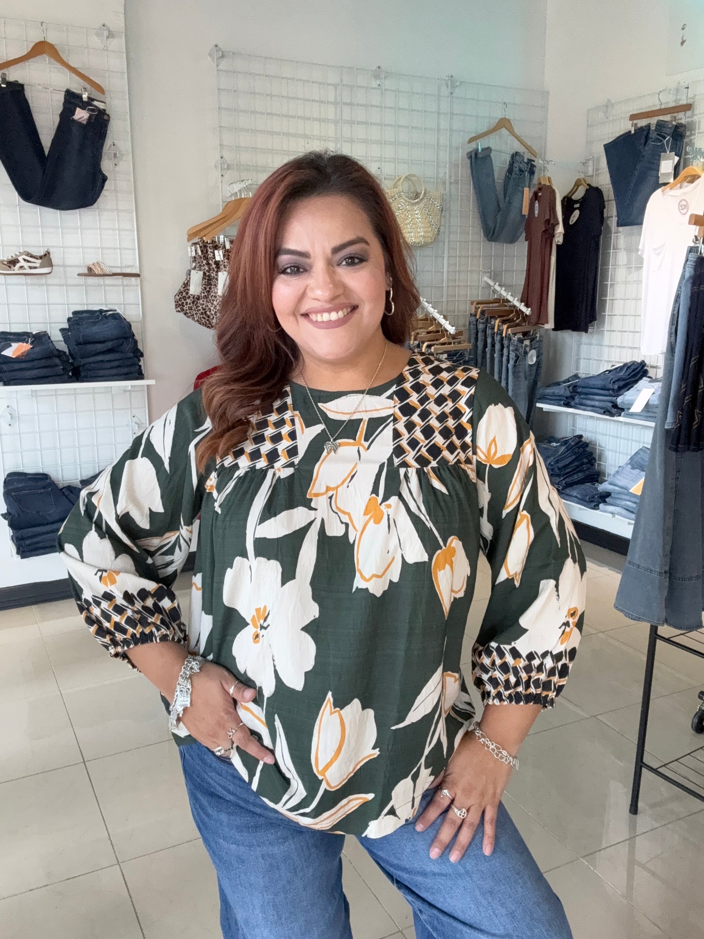 Falling in Gold Blouse