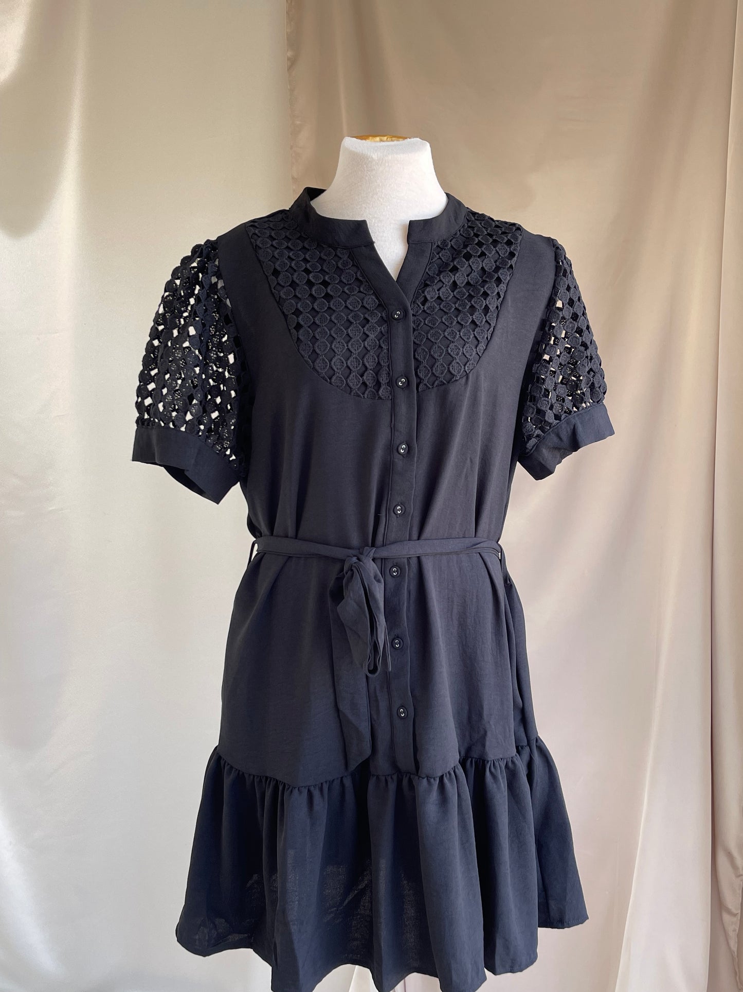 Spring Is That You Mini Dress- Black