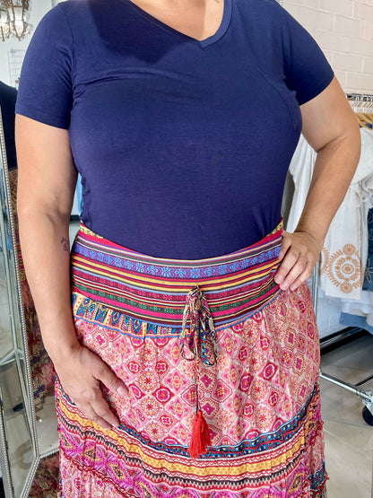 Boho Princess Maxi Skirt