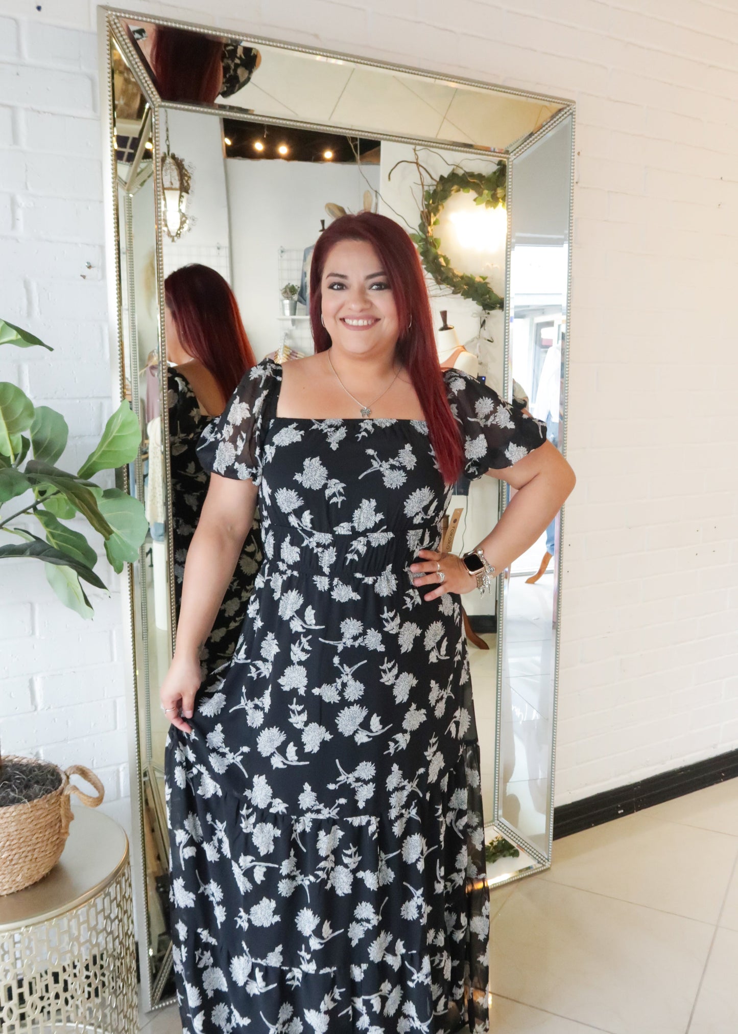 Moonlight Stroll Chiffon Maxi Dress