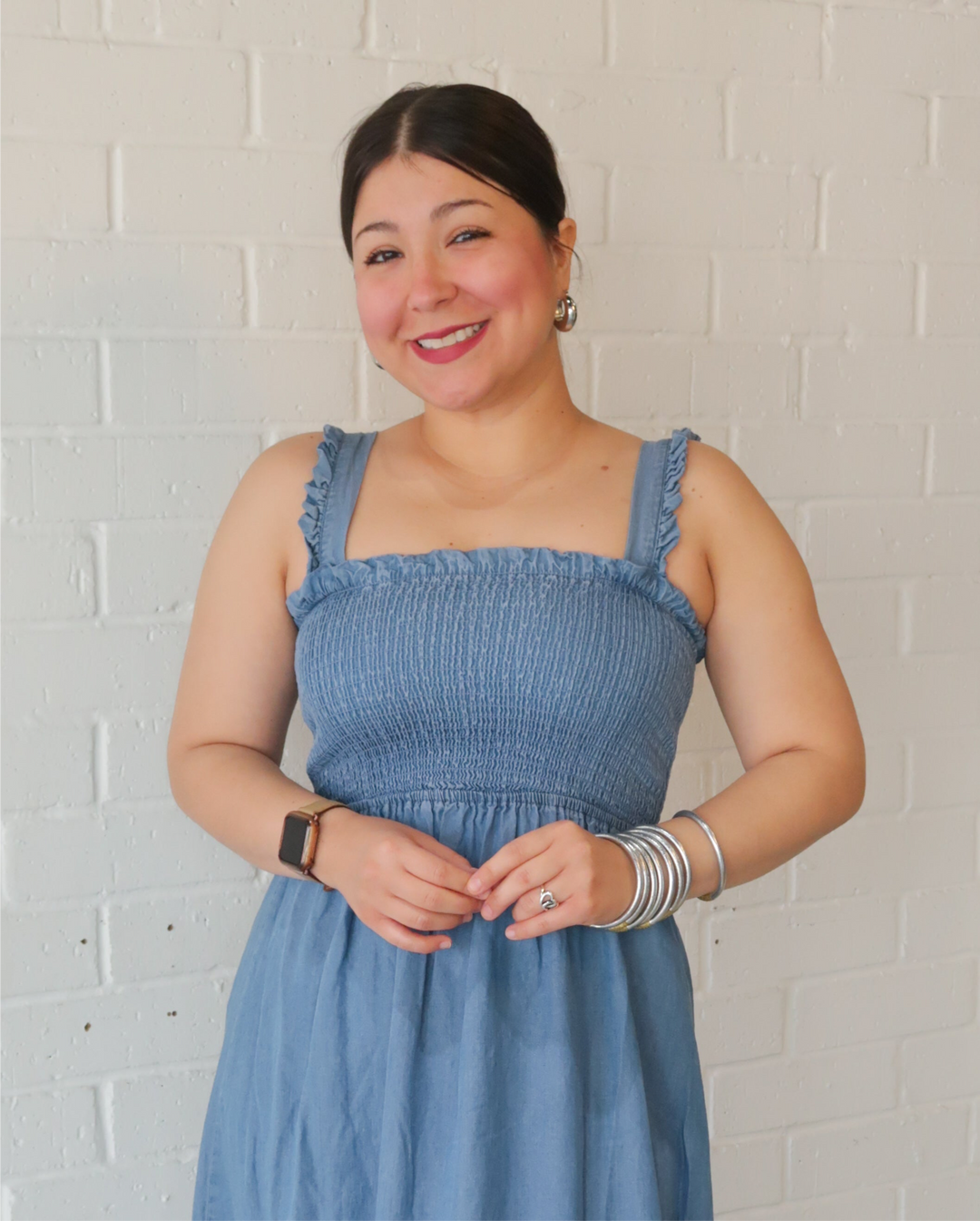 Bethany Smocked Maxi Dress