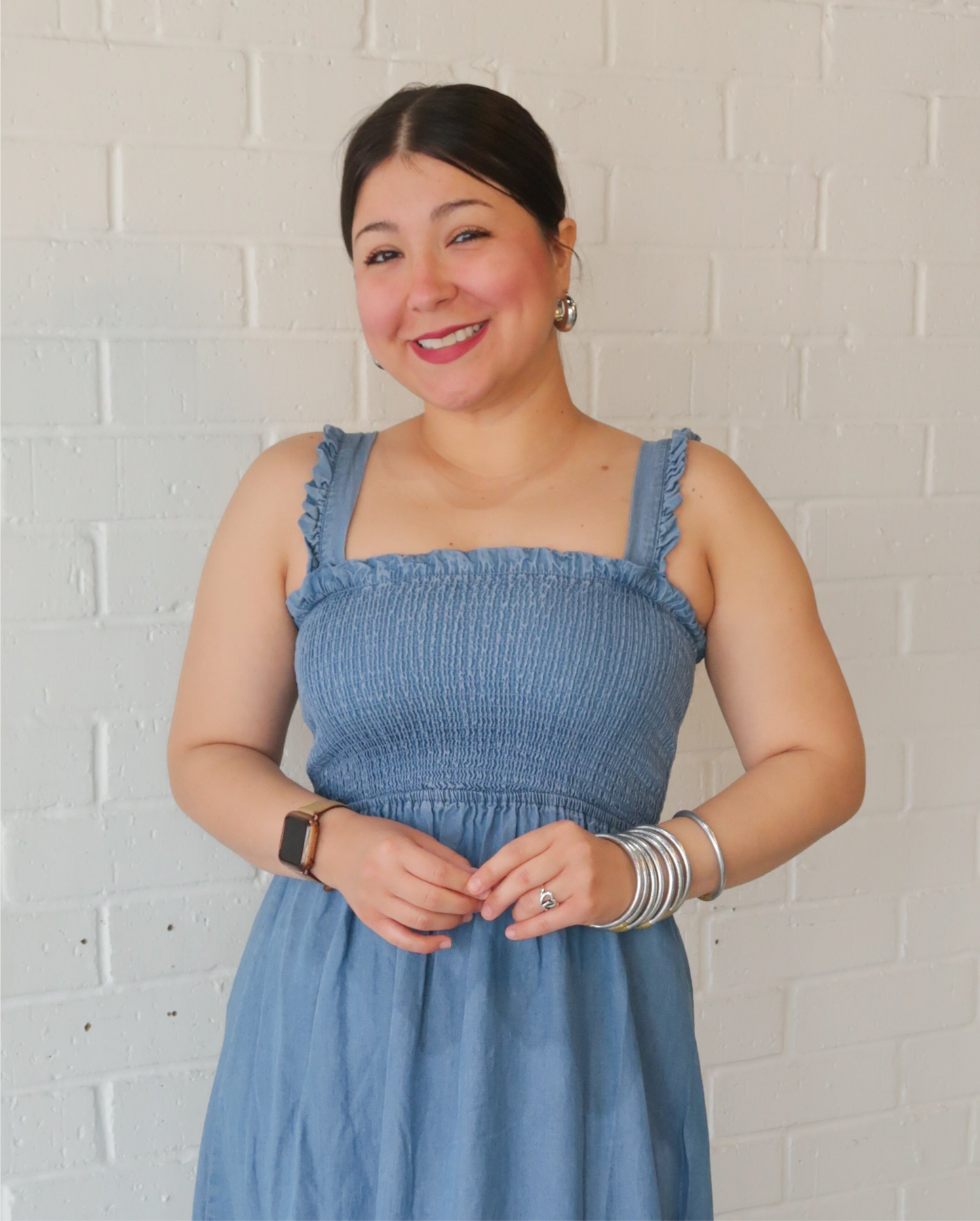 Bethany Smocked Maxi Dress