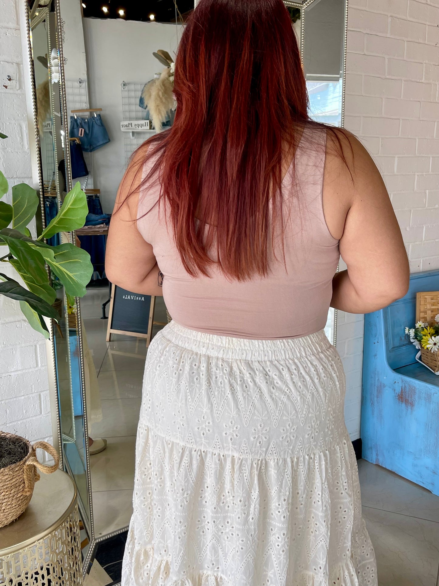 Jesy Jane Eyelet Midi