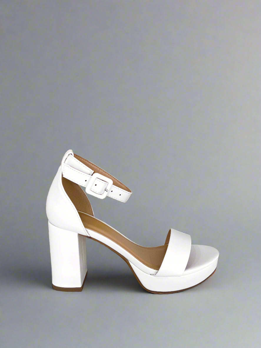 Hi There Heels - White
