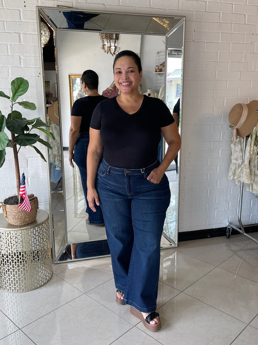 Selena Tummy Control Denim - Dark Wash
