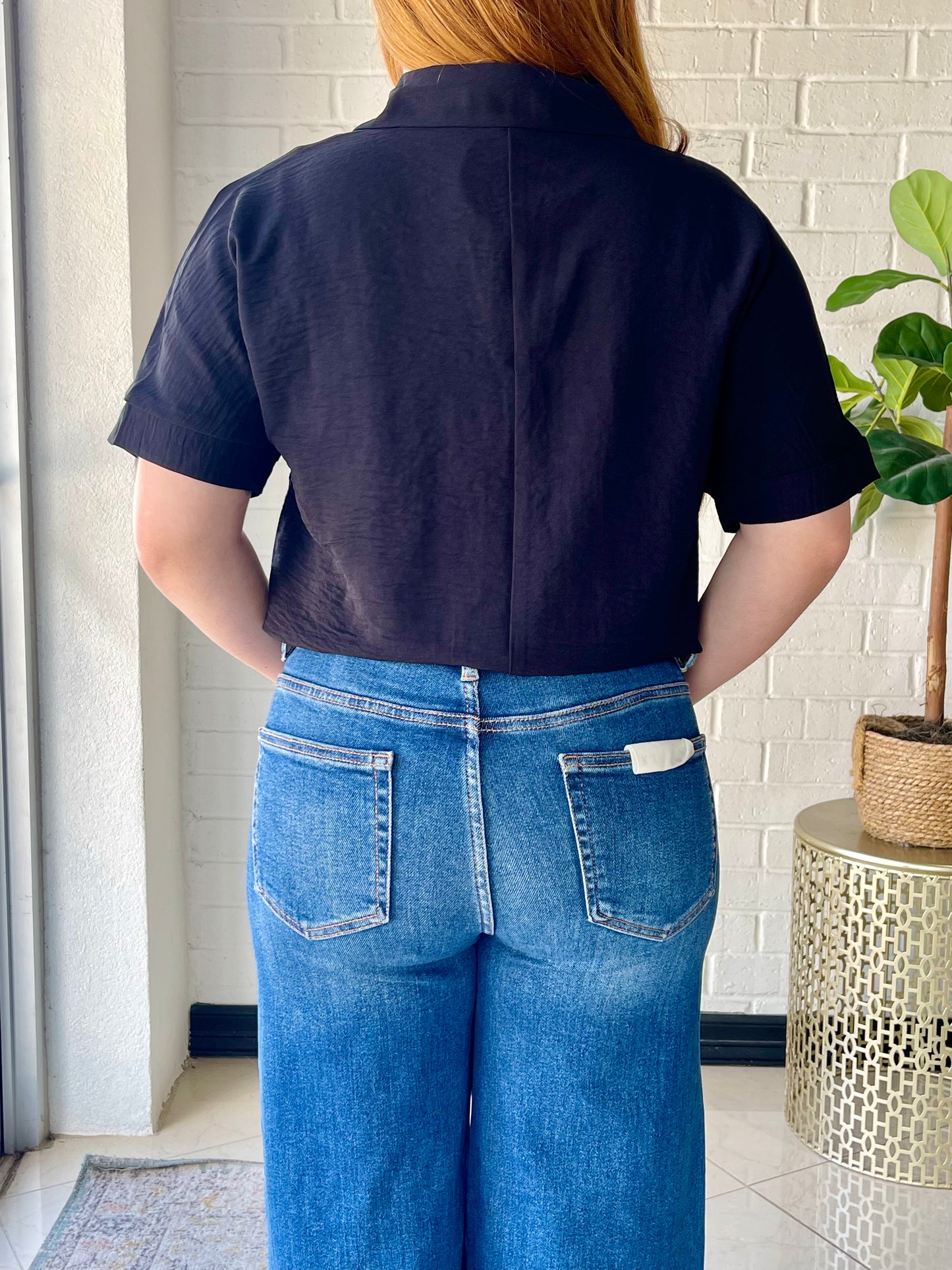 Ale Tummy Control Cuffed Jeans - Dark