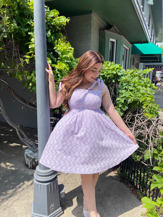 Lavender Fields Mini Dress