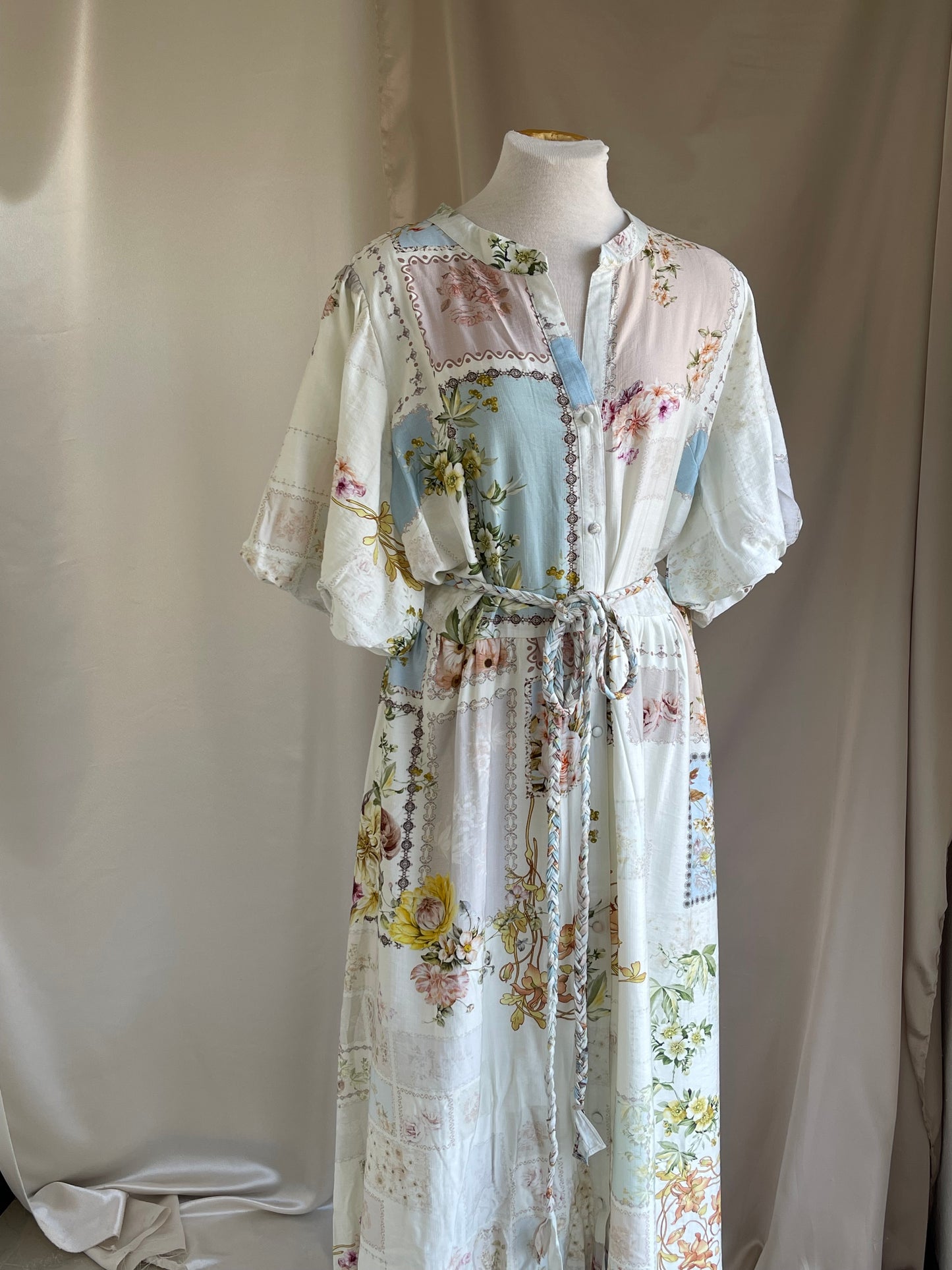 My Spring Patch Print Midi