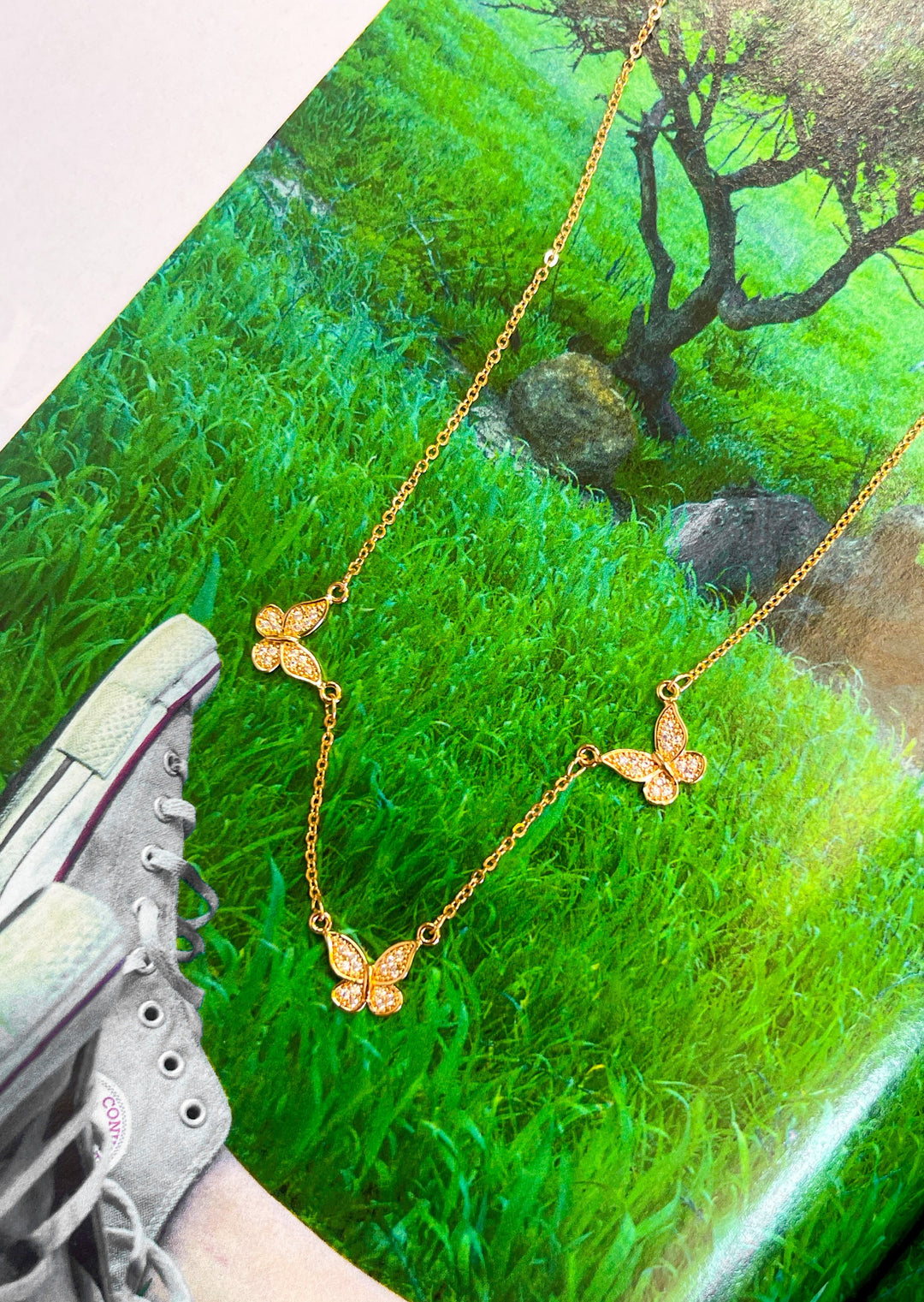 My Heart's Fluttering Necklace