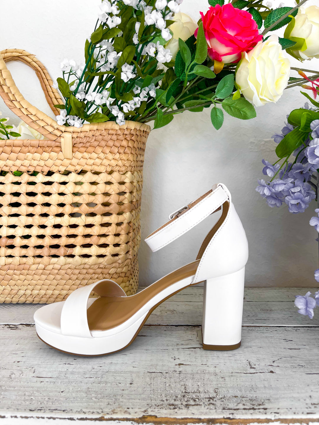 Hi There Heels - White