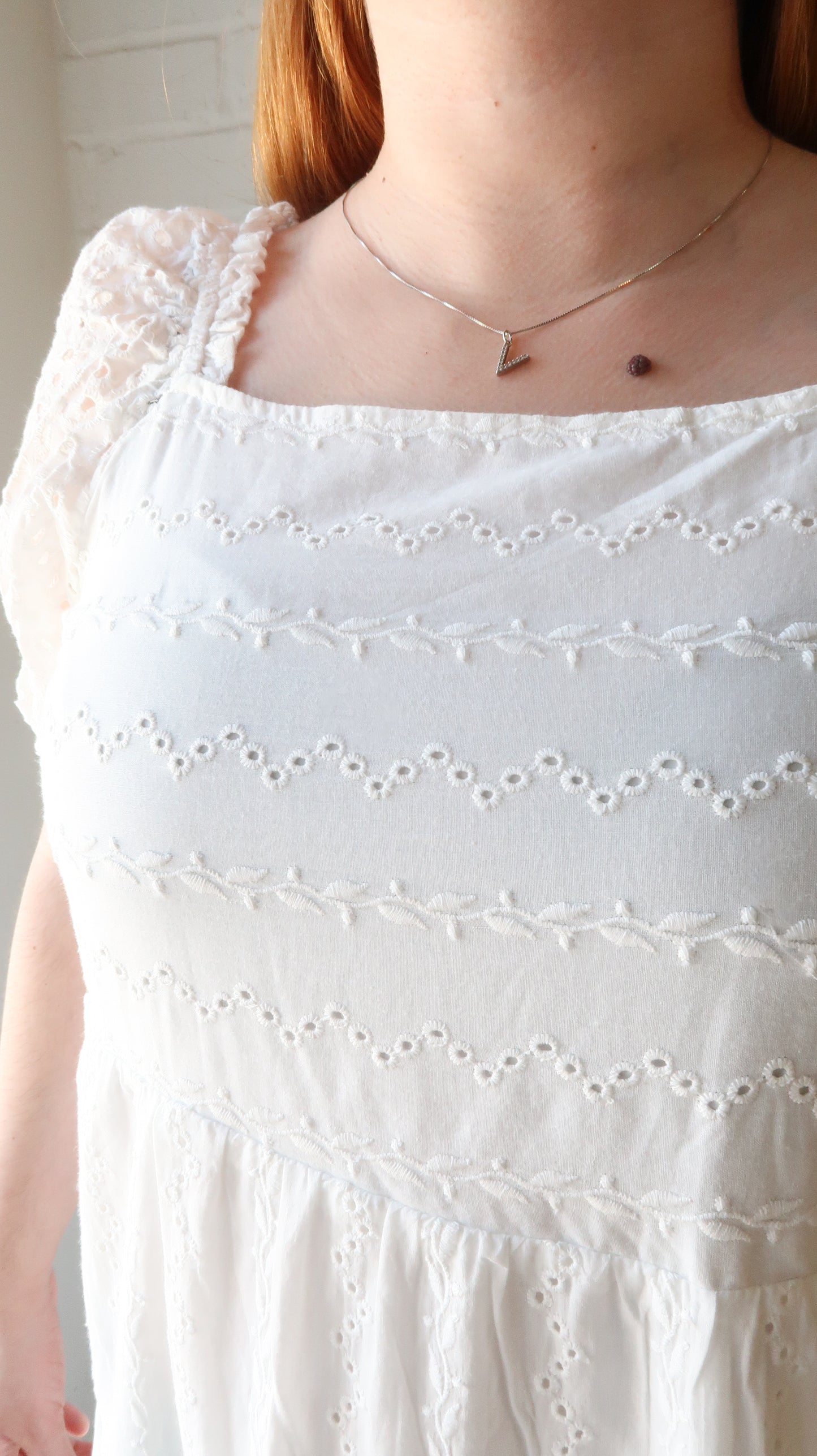 Sofia Eyelet Midi Dress