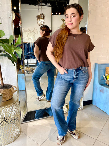 Liana High Rise Straight Jeans